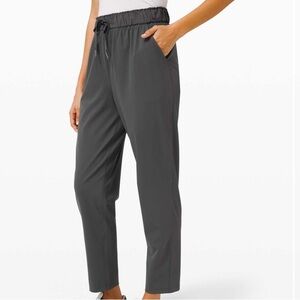 Lululemon Keep Moving Pant 7/8 High Rise Graphite Grey